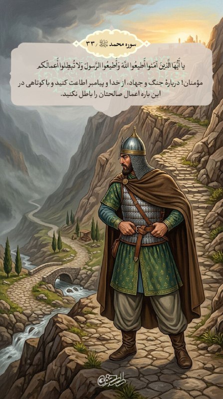 راسخون | حالا هوشمندانه تر: 🟠 پشت پا زدن به راه خدا و از بین رفتن اعمال خوب🔹يا أَيُّهَا الَّذينَ آمَنوا أَطيعُوا اللَّهَ وَأَطيعُوا الرَّسولَ وَلا ت