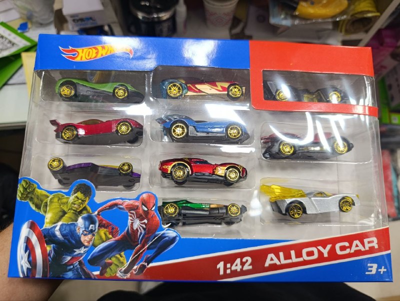 APZ TOYS: ست ماشین ۱۰ تایی هات ویلزکد:۰۸۲۵۵