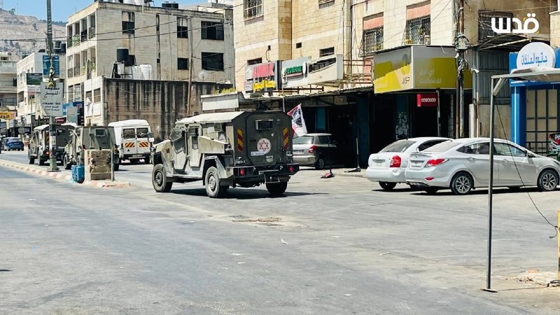 כוחות הכיבוש מסתערים על מחנה אסקר, מזרחית לשכם