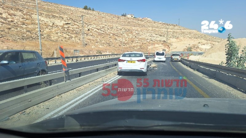 🇮🇱 בעקבות תאונת דרכים בכביש בין אדם לחיזמה, עומס כבד משער בנימין.
