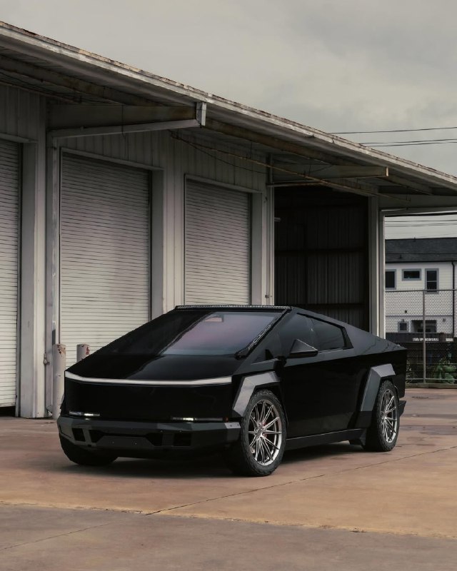Tesla CyberTruck on Vossen HFX-2 (6-Lug) Wheels 9