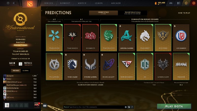 Dota2 Live: دادم جی پی تی طحلیل کنه، بر اساس آمار تیم ها (روستر هاشونو ملاک داد) به این نتیجه رسید برای پردیکت ✅ دوتا2 لایووضعیت پیش