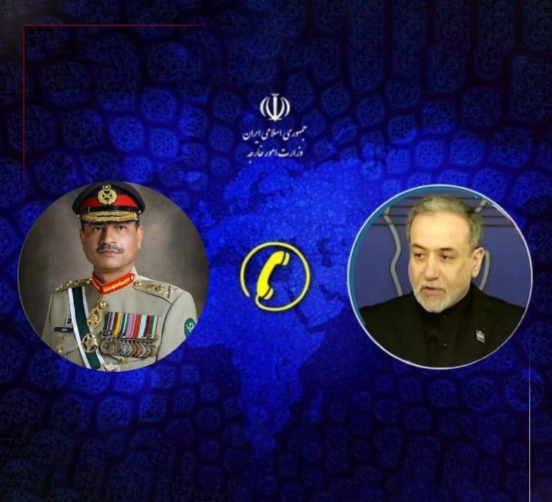 خبر فوری: 🔴 گفتگوی تلفنی عراقچی و عاصم منیر برای استقرار صلح در منطقه🔹«سید عباس عراقچی» وزیر امور خارجه کشورمان و «فیلد مارشال عاص