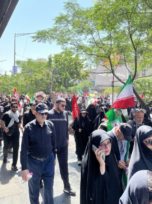 🔴 נוכחותו של ישאק ג'האנגירי בטקס הלוויה של מנהיג המהפכה
