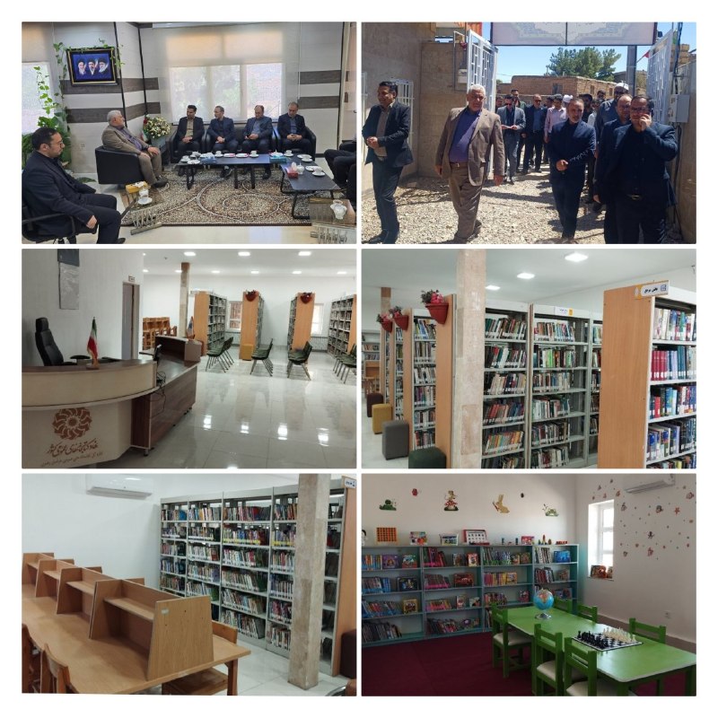 تایباد آنلاین: 🔴کتابخانه شهید غلامحیدر حسینی #جوزقان افتتاح شد 🔸همزمان با هفته دولت، کتابخانه شهید غلامحیدر حسینی روستای جوزقان با حض