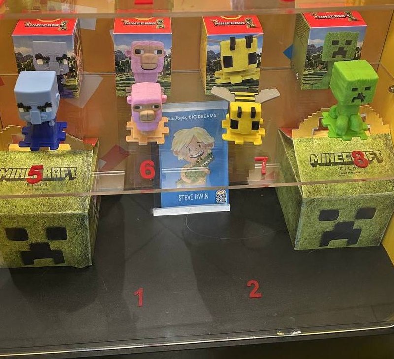 Майнкрафт макдональдс 2025 г куплю фигурки овца, волк, пчела, скелет, разбойник — фото 1