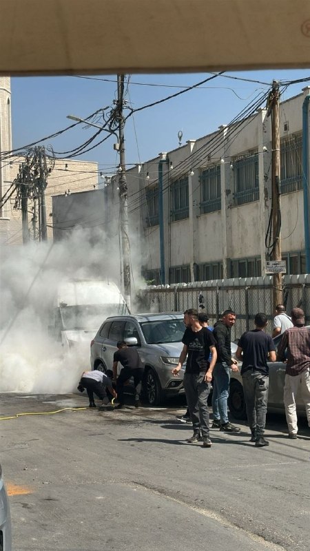 שריפת רכב פרצה במחנה קלנדיה, מצפון לירושלים הכבושה. עקב ירי כוחות הכיבוש פצצות גז מדמיע.