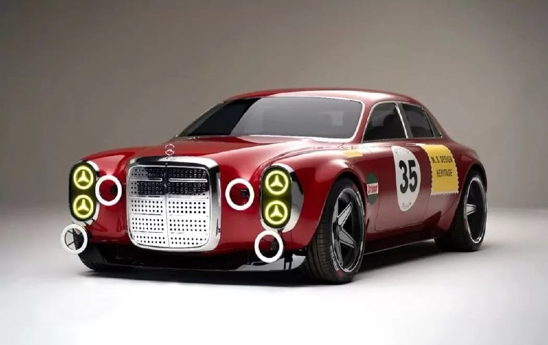 Бывший дизайнер Mercedes пересмотрел культовый 300...