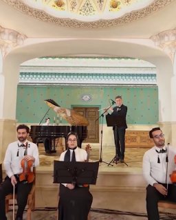 Tsukada Tamaki, Japan's ambassador to Iran, performed the music from Miyazaki's films in his farewell post to the Iranian people on Thursday evening, the 9th of Mehr.