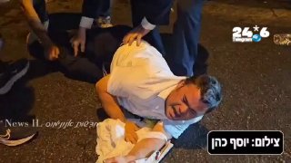 🇮🇱 זירת מלחמה. בחור עם תסמונת דאון. שוכב פצוע על הכביש. זוועה טירוף. צאפ מגזין בטלגרם - חדשות ועדכונים סב…