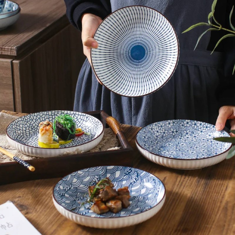 Набор столовых тарелок Homium Japanese Collection выполнен в японском стиле. Он имеет простой и элегантный дизайн. Будет здорово смотреться в любой... - изображение 4 - набор, столовых, тарелок