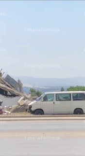 ️🇱🇧🇮🇱 צילומים המציגים את ירי הארטילריה הישראלית על זוותאר אל שרקיה, דרום לבנון.