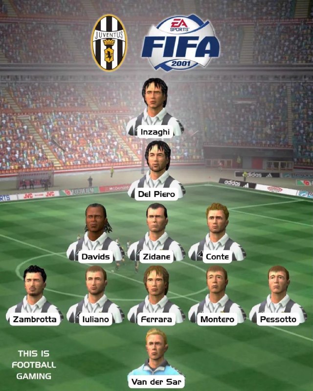 یوونتوس | یووه: 👀 Juventus FIFA 2001. 👵 @JuventusNewsIR