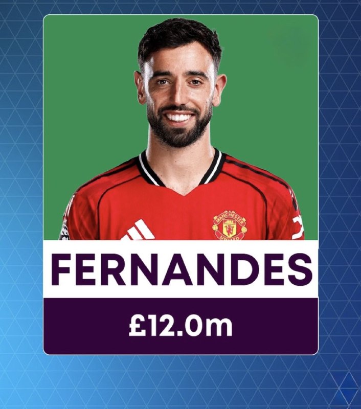 منچستریونایتد | Manchester United: 🚨📊 حدود ۵۰ درصد از پلیرهای فانتزی لیگ برتر، برونو فرناندز رو واسه فصل جدید گذاشتن تو تیمشون. 🔺برونو فصل قبل با ساختن ۲۱ 