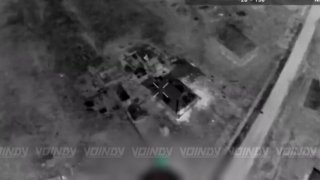 🇷🇺🇺🇦️ — מפעילי מל"טים מחטיבת רובאי המשמר הנפרד ה-57 של הארמייה החמישית, קבוצת הכוחות ווסטוק, השמידו נקו…