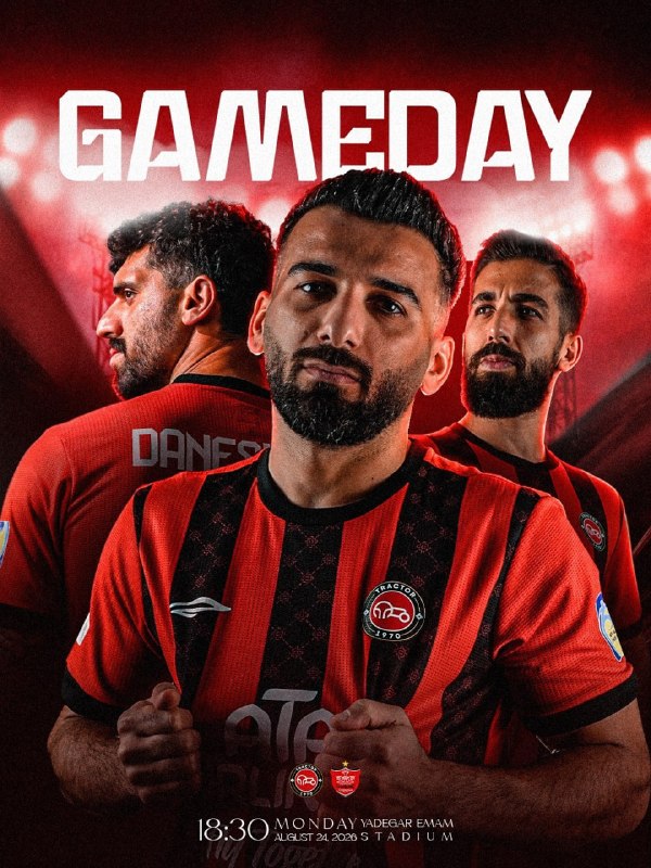 varzeshstand | دکه ورزش: ❤️ پوستر باشگاه تراکتور برای دیدار امروز مقابل پرسپولیس