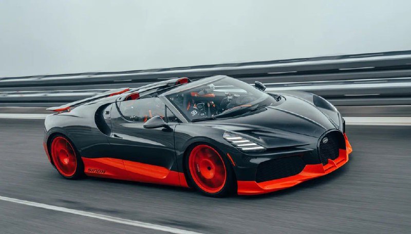 Bugatti W16 Mistral стал самым быстрым автомобилем без крыши