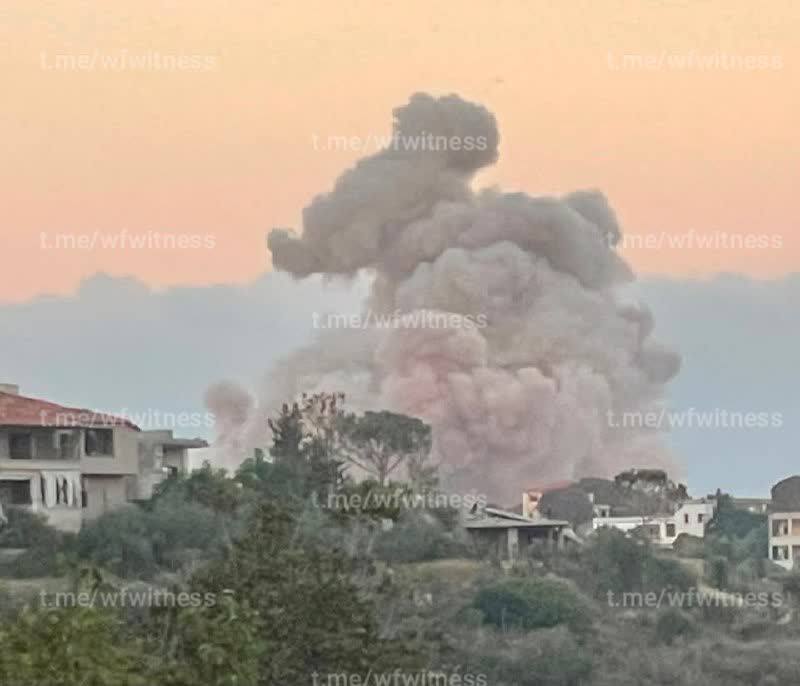 ️🇱🇧🇮🇱 פיצוץ בקנה מידה גדול הרעיד את העיירה הכבושה זוותאר אל שרקיה לפני מספר רגעים באזור הביטחון של דרום…