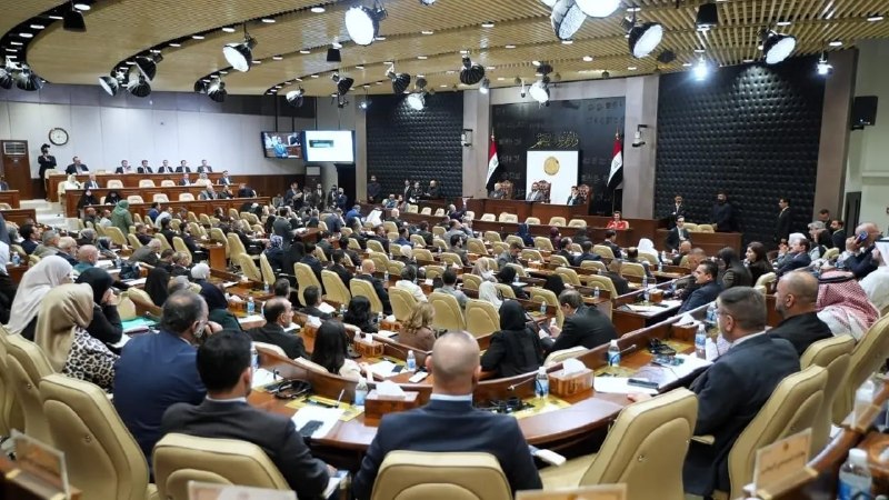 פגישה של ראשי הגושים בפרלמנט העיראקי לדיון בחלוקת יושבי ראש הוועדות הפרלמנטריות