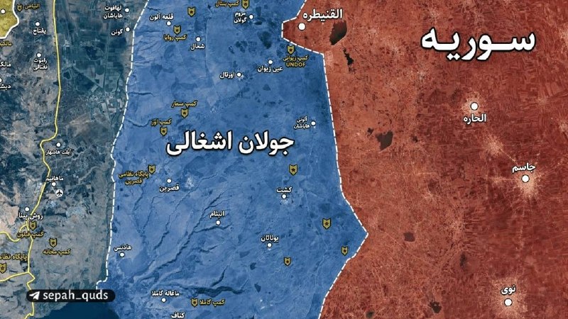 ◾️کانال اخبار سپاه قدس: 🔸 سازمان ملل: جولان اشغالی متعلق به سوریه استمعاون فرستاده ویژه دبیرکل سازمان ملل در امور سوریه «کلودیو کوردونه» امروز