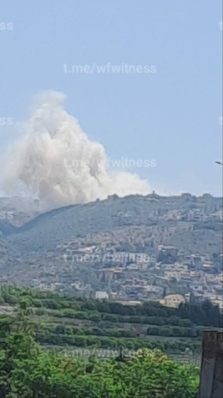 ️🇱🇧🇮🇱 פיצוץ ישראלי בעיירה הלבנונית הכבושה מג'דל זון בתוך אזור הביטחון של דרום לבנון.