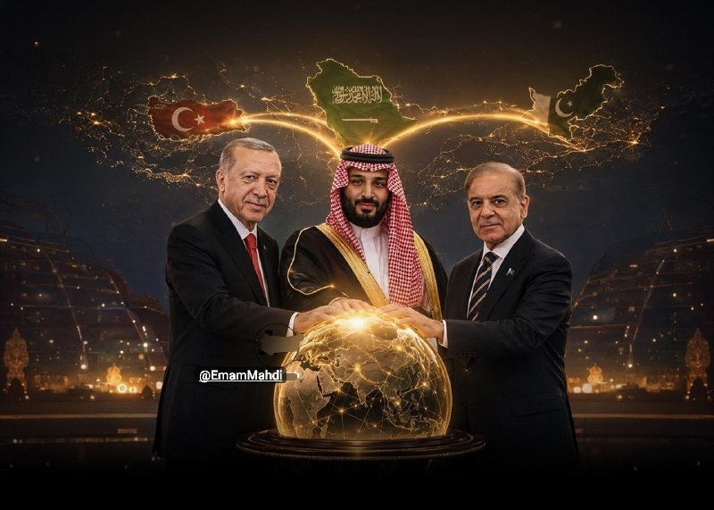 امام مهدی عج: 🌕 پاکستان و ترکیه که در ظاهر شریک ایران هستند، با عقد تعهد نامه با عربستان، اگر کشوری به یکی از این سه کشور حمله کند یعن