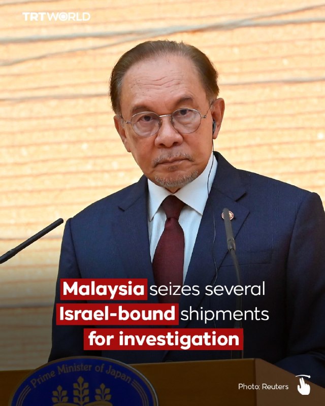 Malaysia detained three more containers bound for Israel at one of the country's major ports, according to people familiar with the matter cited by Bloomberg on Monday, signaling increased scrutiny of shipments bound for Israel.