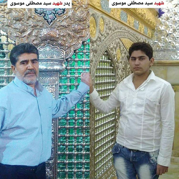 🌷ب یاد شهیدان🌷: 🕊♥️ ‍🕊گفت و گوی شهید سید مصطفی موسوی و پدرش...وقتی خیال سید مصطفی راحت شد که مادر سراغ کارهایش رفته، برگه دومی را از لای