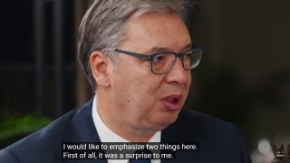The Serbian Vucic:.