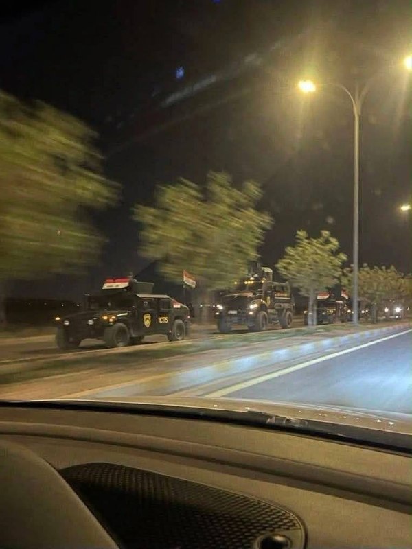 כוח ללוחמה בטרור נכנס למחוז סלאח א-דין