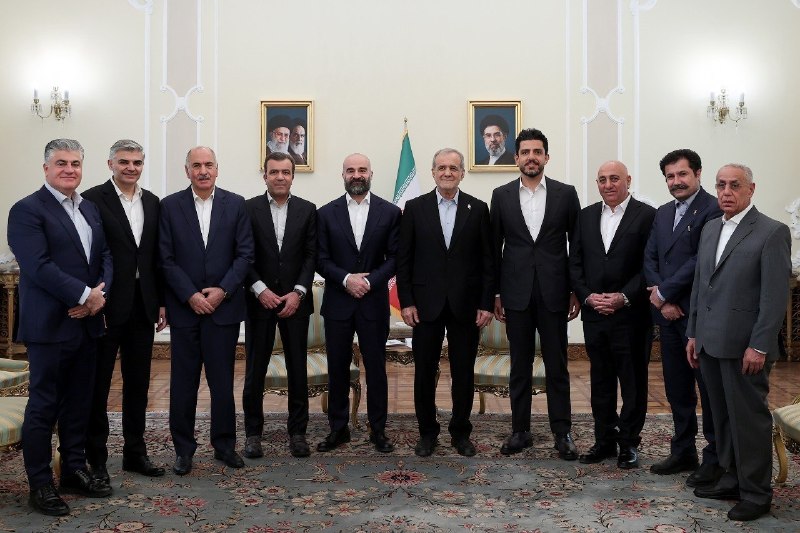 📸 The meeting of the head of the Patriotic Union of Iraqi Kurdistan with Pazhkian