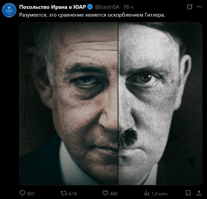 Разумеется, это сравнение является оскорблением Гитлера , —