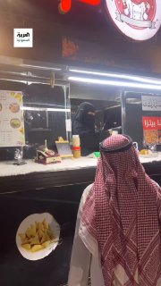 A woman turned her cooking and food preparation skills into a business project in Kassim. cross