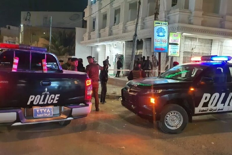 🔸 קול הירי נשמע באזור הירוק של בגדד