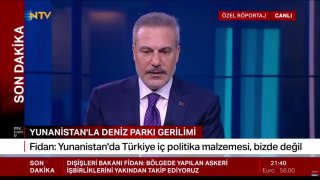 Turkish Foreign Minister Hakan Fidan on Greece: