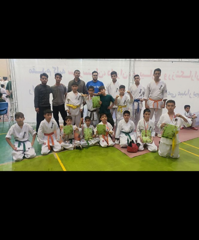 Kyokushin_kan: سام بدری خردسالان وزن -30 مقام اول 🥇محمد طاها سلیمانی نونهالان وزن -30 مقام اول🥇محمد ماهان ترکمان نونهالان وزن -30 مقام