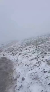 🎦 ירד שלג בקיץ בפסגת Damavand, היום