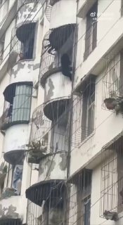 Ничего необычного, просто медведь залез по балконам на третий этаж здания в Китае и пробрался в квартиру