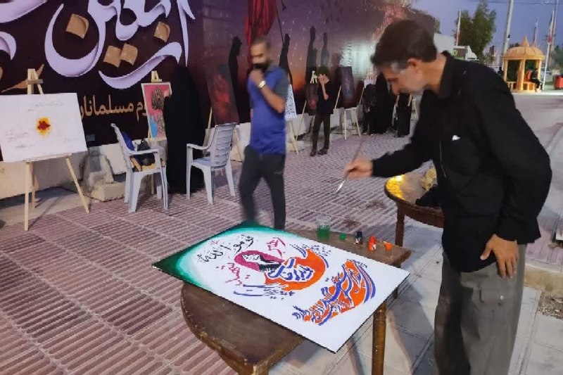 🔸 קיום סדנת ציור וגרפיקה בת יומיים ותערוכה בגבול מהראן