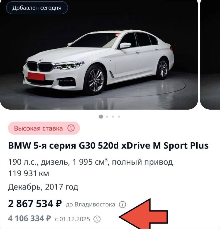 Автосалоны начали показывать, как подорожают автомобили в России после ввода нового утильсбора с 1 д 5