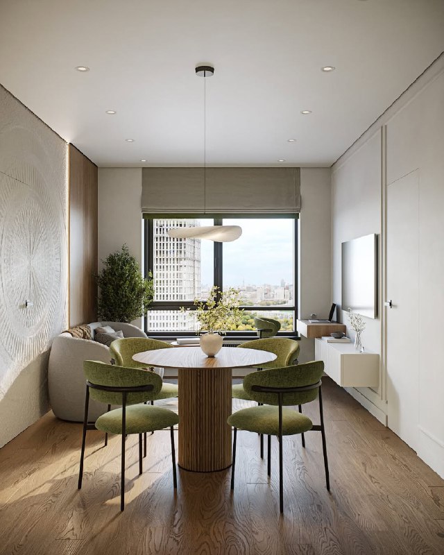 Спокойный природный интерьер кухни-гостиной с этническими нотками Автор проекта студия Атмосфера . - изображение 5 - спокойный, природный, интерьер