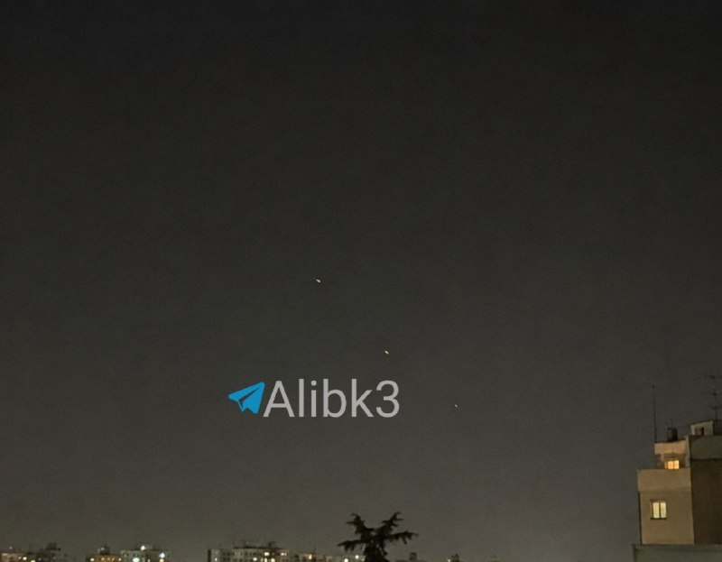 הרגע בו שוגרו טילים איראנים לעבר בסיסים אמריקאים.