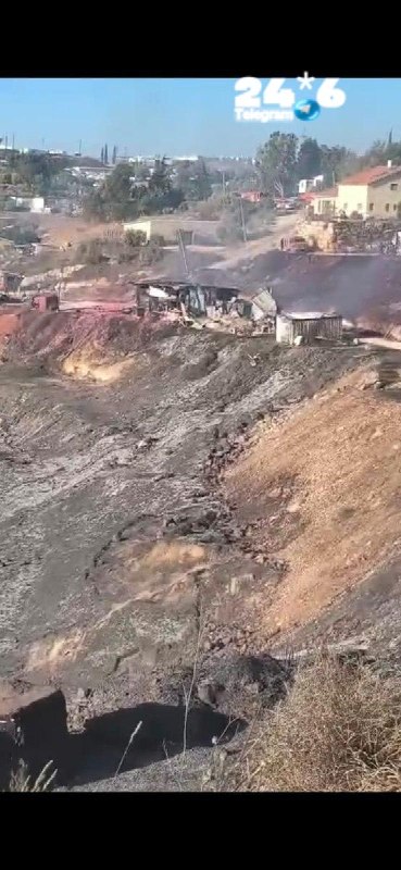🇮🇱 את השריפה הקשה היום בשומרון שהגיעה ליישוב חוות גלעד ושרפה בתים רבים והותירה למעשה עשרות משפחות בלי בית…