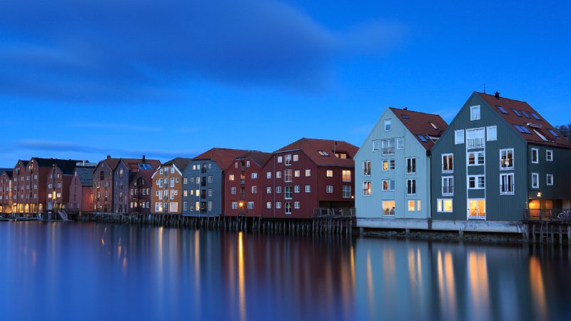 Stuck in a blue momentBlue hour in Trondheim, Norway (© Jeanny Mueller/Getty Images)