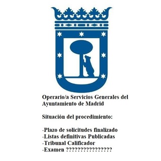 Operario/a Servicios Generales del Ayuntamiento de Madrid