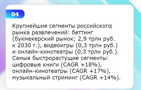 Увидел в исследовании Strategy Partners, какого безумного уровня потребления к 2030 году достигнет «рынок» ставок в России – почти 3 трлн руб. Вы меня извините за резкость, но это рынок деградации и девиаций, сотен тысяч поломанных жизней (в основном мужчи