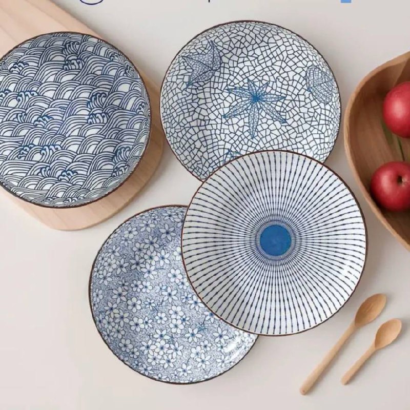 Набор столовых тарелок Homium Japanese Collection выполнен в японском стиле. Он имеет простой и элегантный дизайн. Будет здорово смотреться в любой... - изображение 2 - набор, столовых, тарелок