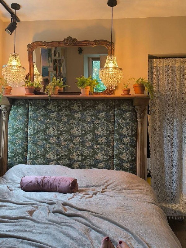 Согласна! Я с нового года обдумывала проект по изголовью и вот, вчера закончила 0 05 This media is not supported in your browser VIEW IN TELEGRAM 0... - изображение 7 - this, media, not
