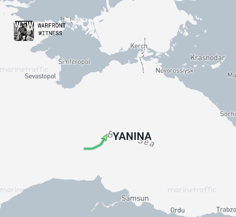 🇷🇺🇺🇦 על פי הדיווחים ספינת המכולות YANINA טבעה לאחר שהותקפה על ידי שני מל"טים של הצי האוקראיני.