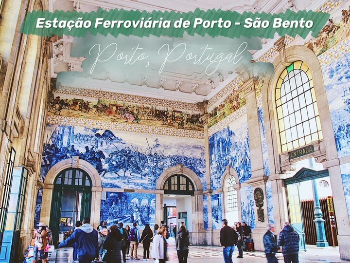 【葡萄牙】波爾圖 Porto世界最美車站São Bento Railway station聖本篤車站看壁畫與最美麥當勞
